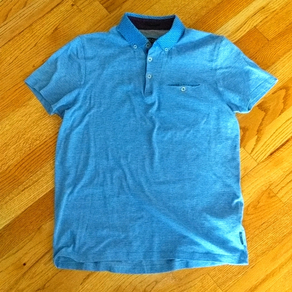 Ted Baker Geo Collar Polo